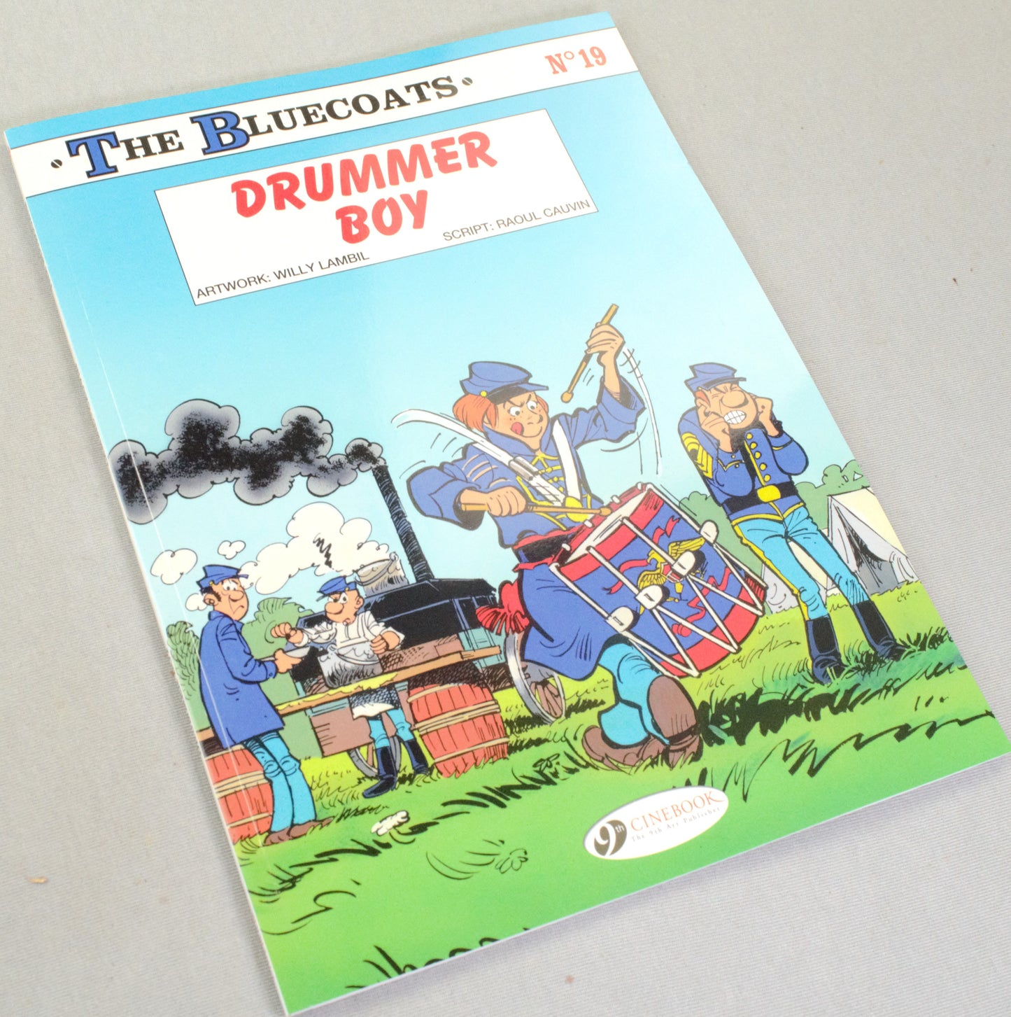 The Bluecoats Volume 19 - Drummer Boy Cinebook Paperback Comic Book by Lambil / Cauvin