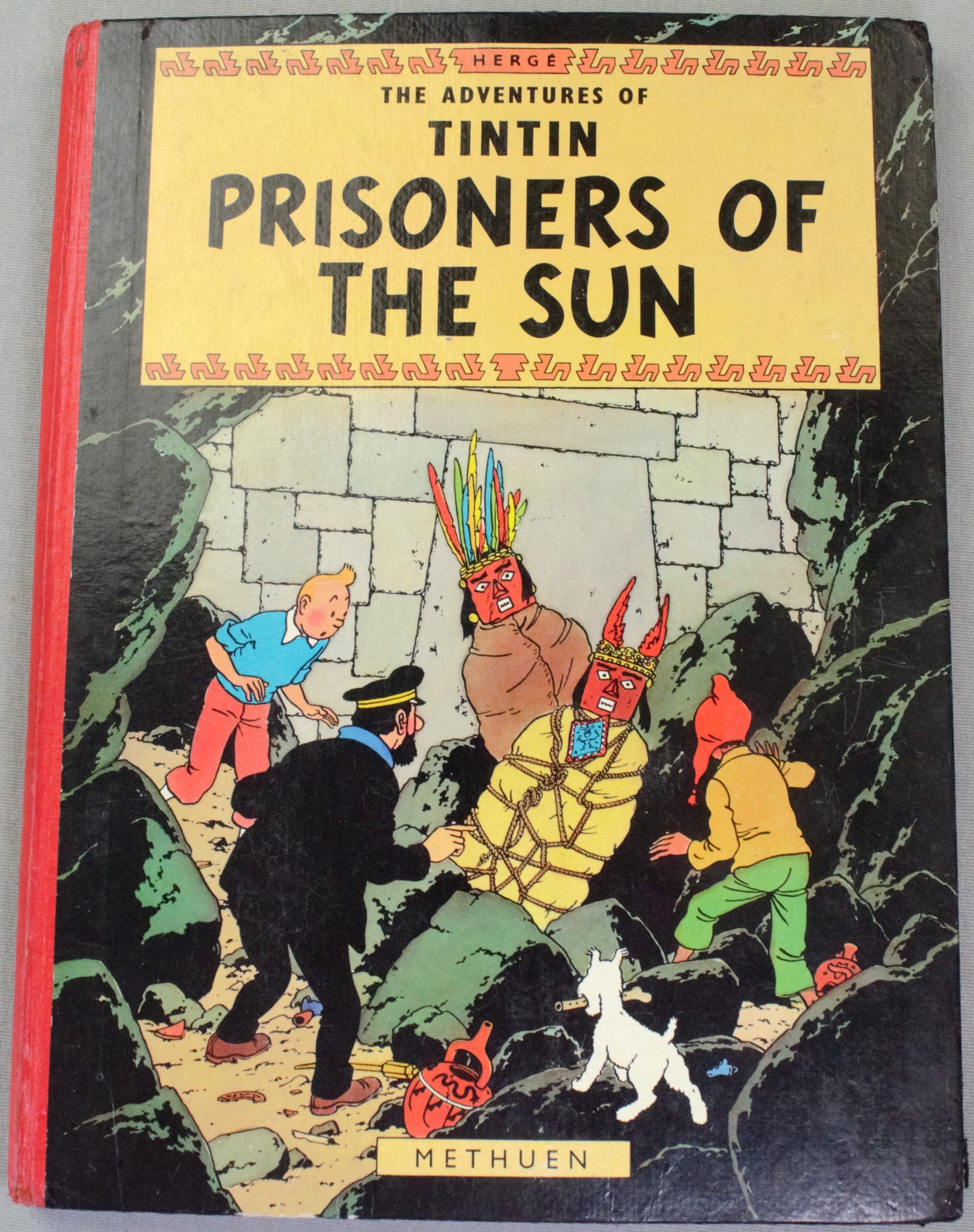Prisoners of the Sun Methuen 1962 1st Edition Hardback Rare Tintin book Herge EO