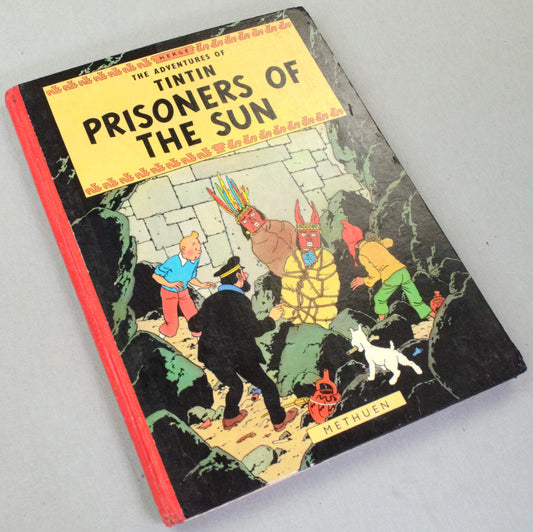 Prisoners of the Sun Methuen 1962 1st Edition Hardback Rare Tintin book Herge EO