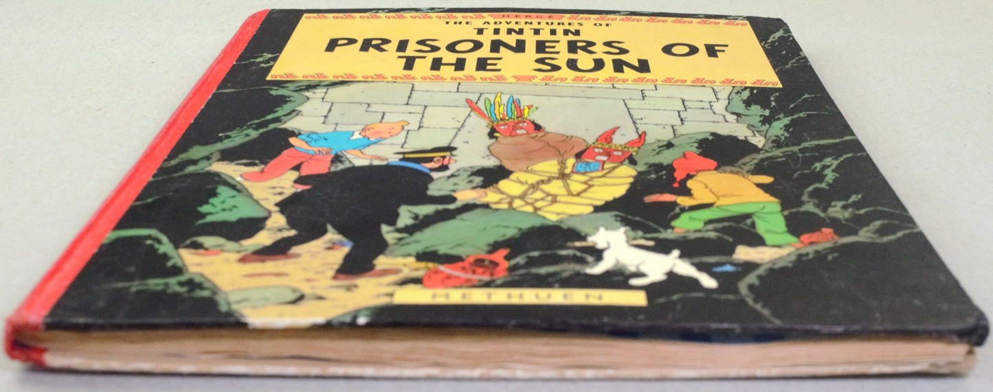 Prisoners of the Sun Methuen 1962 1st Edition Hardback Rare Tintin book Herge EO