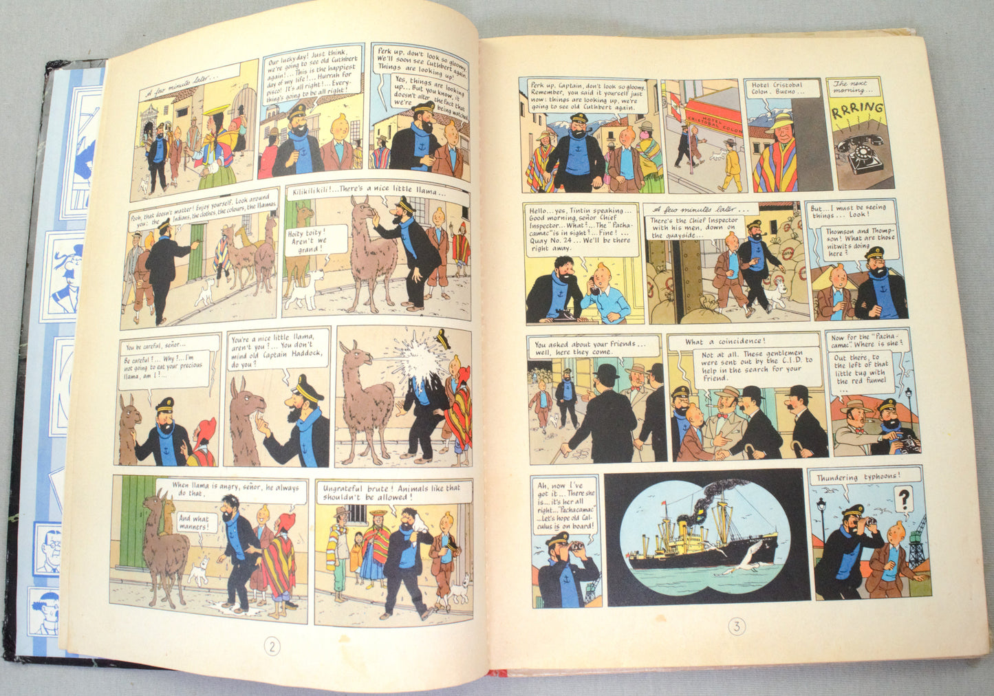 Prisoners of the Sun Methuen 1962 1st Edition Hardback Rare Tintin book Herge EO