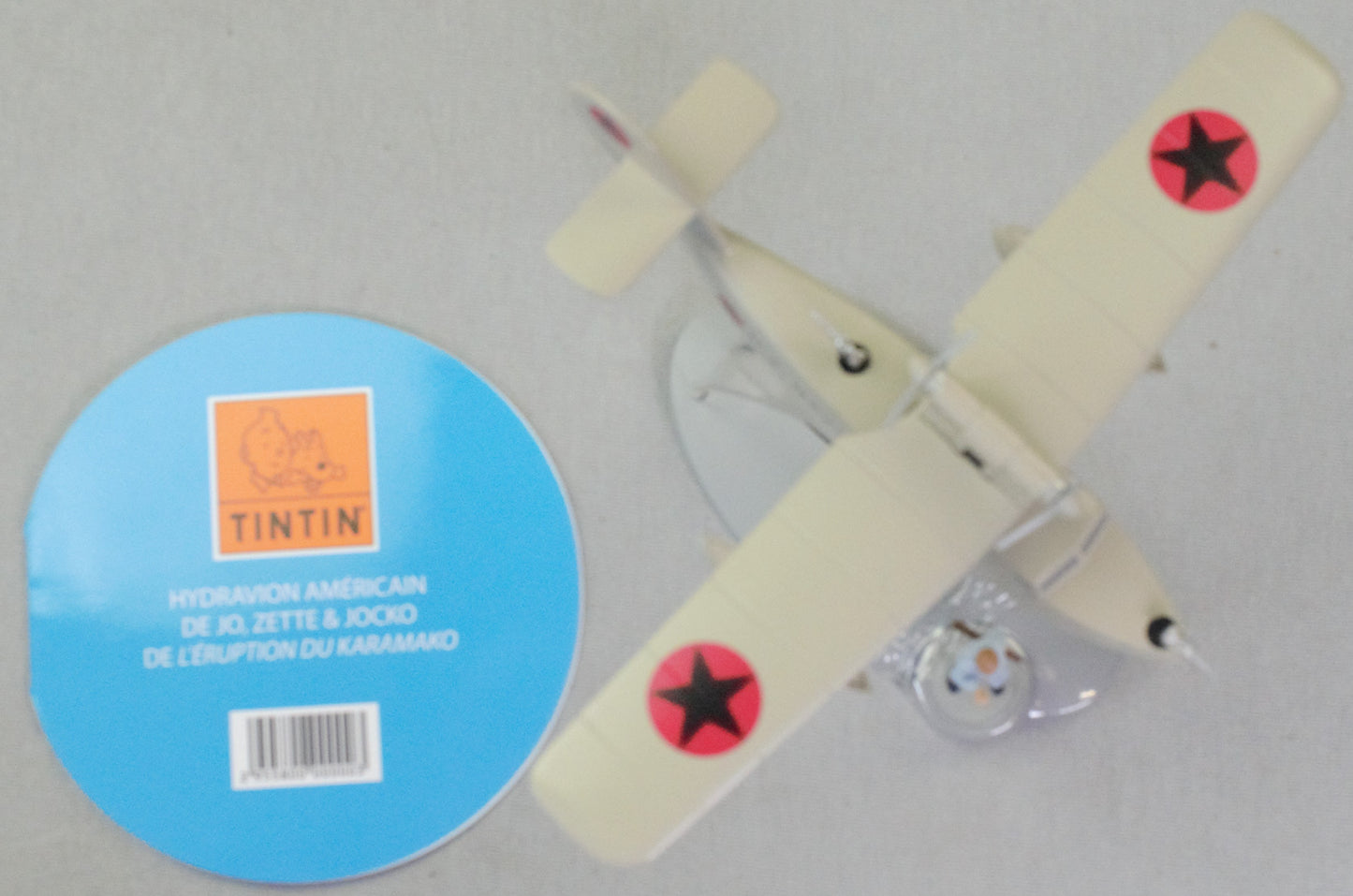 MOULINSART TINTIN PLANE 29558 Sea Plane: Jo Zette & Jocko Model Avion #58