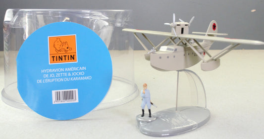 MOULINSART TINTIN PLANE 29558 Sea Plane: Jo Zette & Jocko Model Avion #58