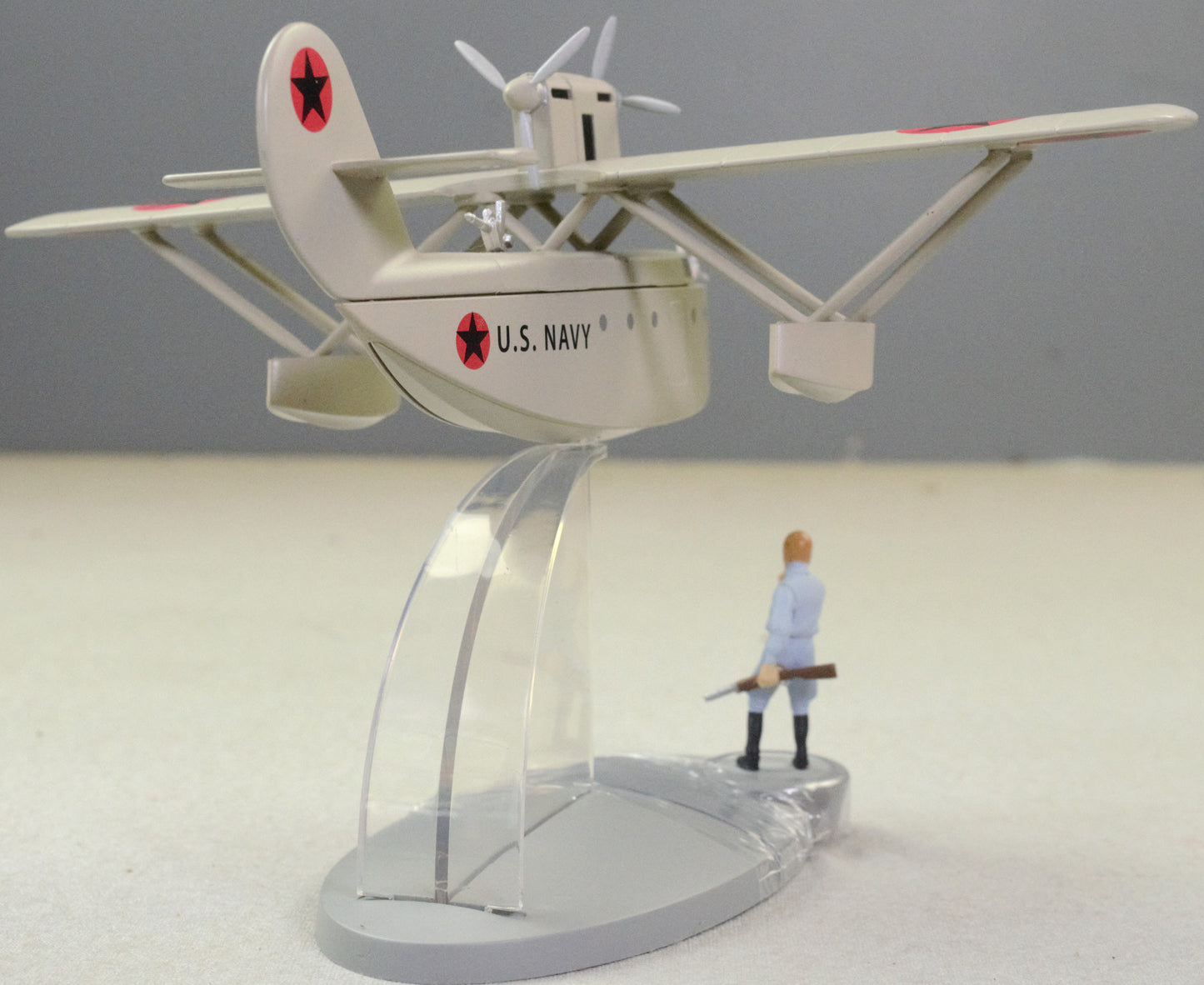 MOULINSART TINTIN PLANE 29558 Sea Plane: Jo Zette & Jocko Model Avion #58