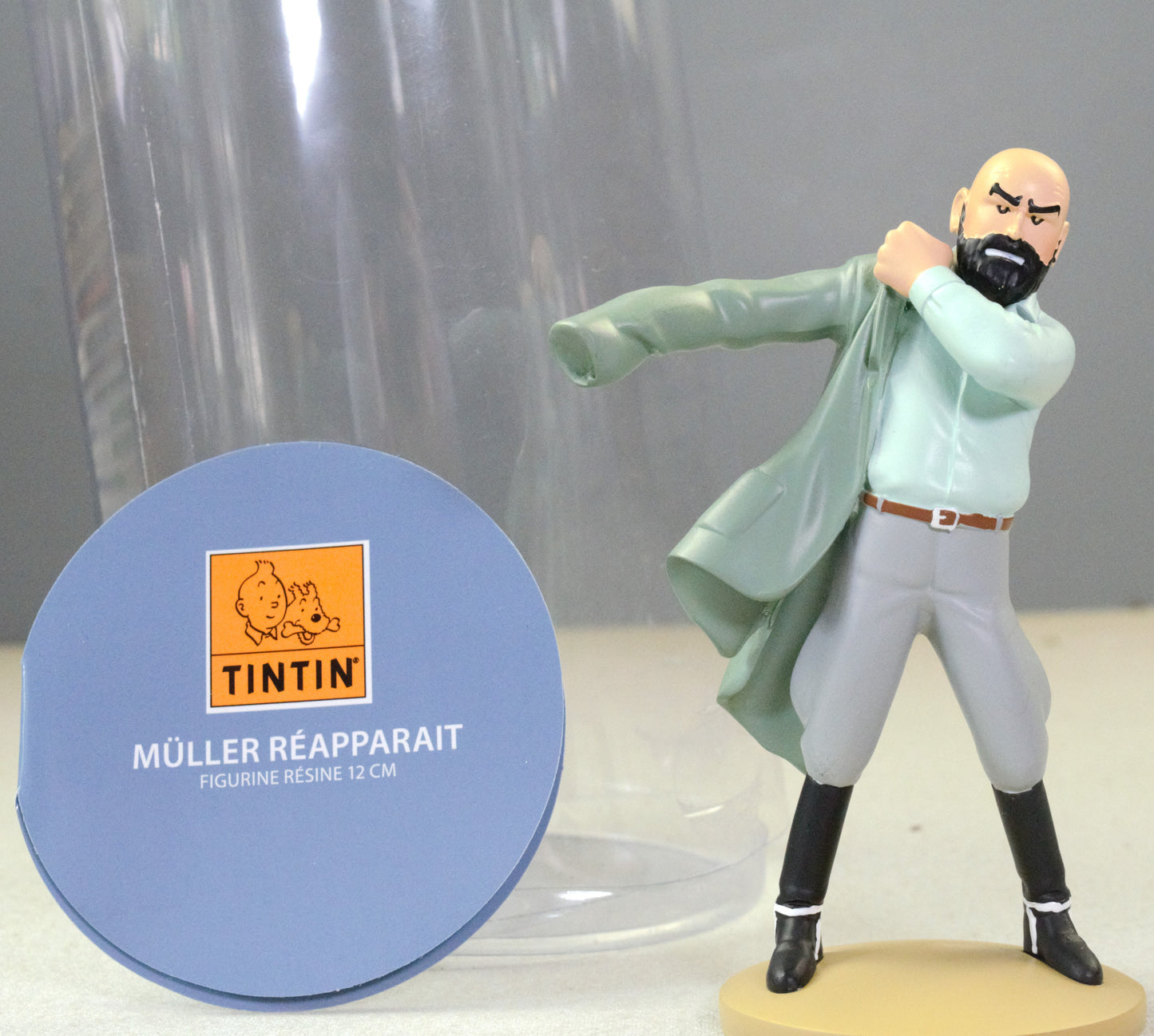 Tintin Figurine Moulinsart 42242 Dr Muller: Black Gold 13cm Officielle Resin Model Figure #64