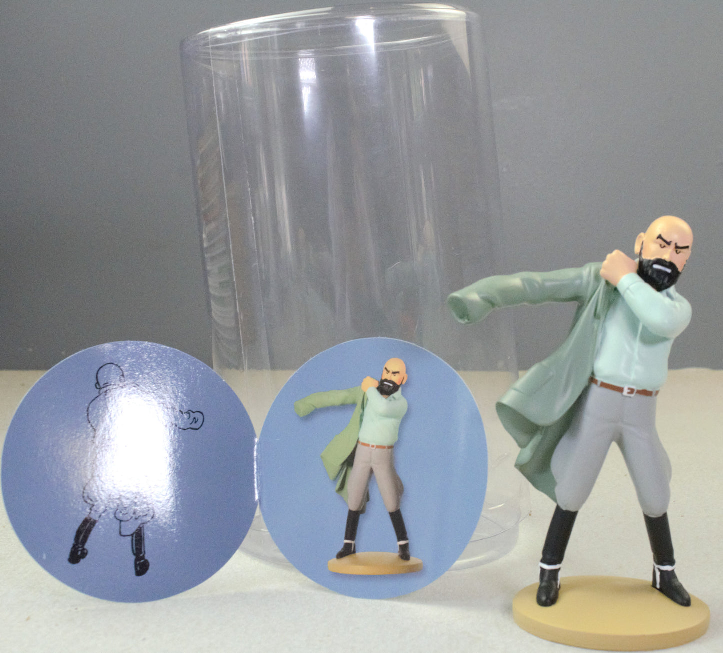 Tintin Figurine Moulinsart 42242 Dr Muller: Black Gold 13cm Officielle Resin Model Figure #64