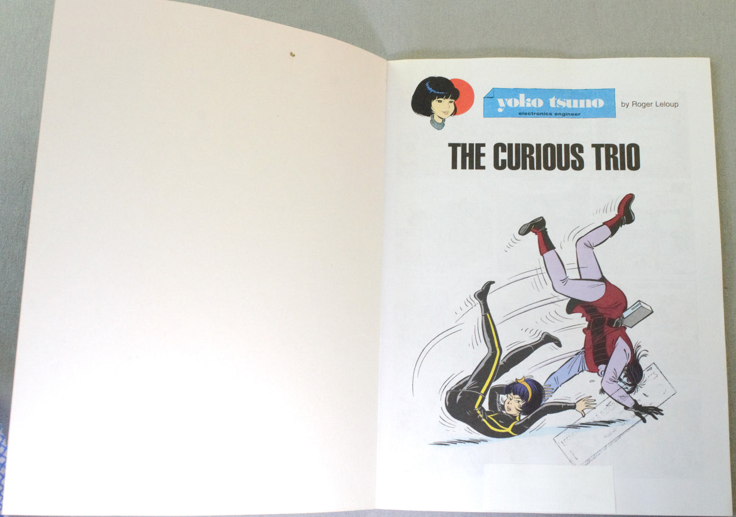 Yoko Tsuno Volume 7 (DEFECTED) The Curious Trio Cinebook Paperback Comic Book by R. Leloup