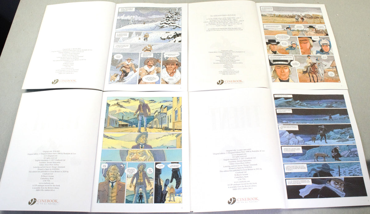 Trent Comic Books Volumes 1-8: Cinebook UK Paperback Editions FULL SET