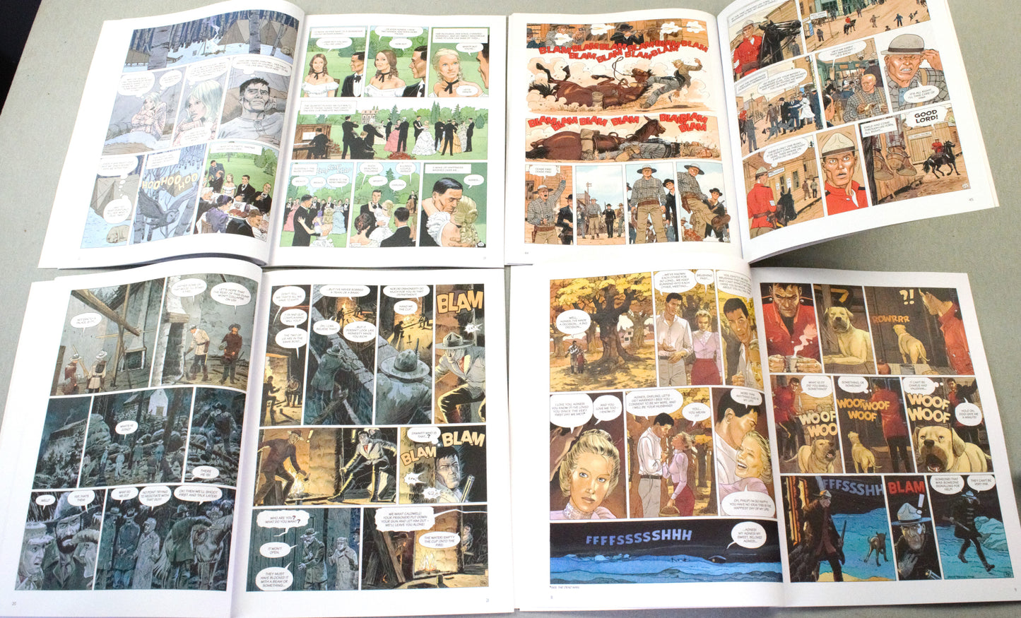 Trent Comic Books Volumes 1-8: Cinebook UK Paperback Editions FULL SET