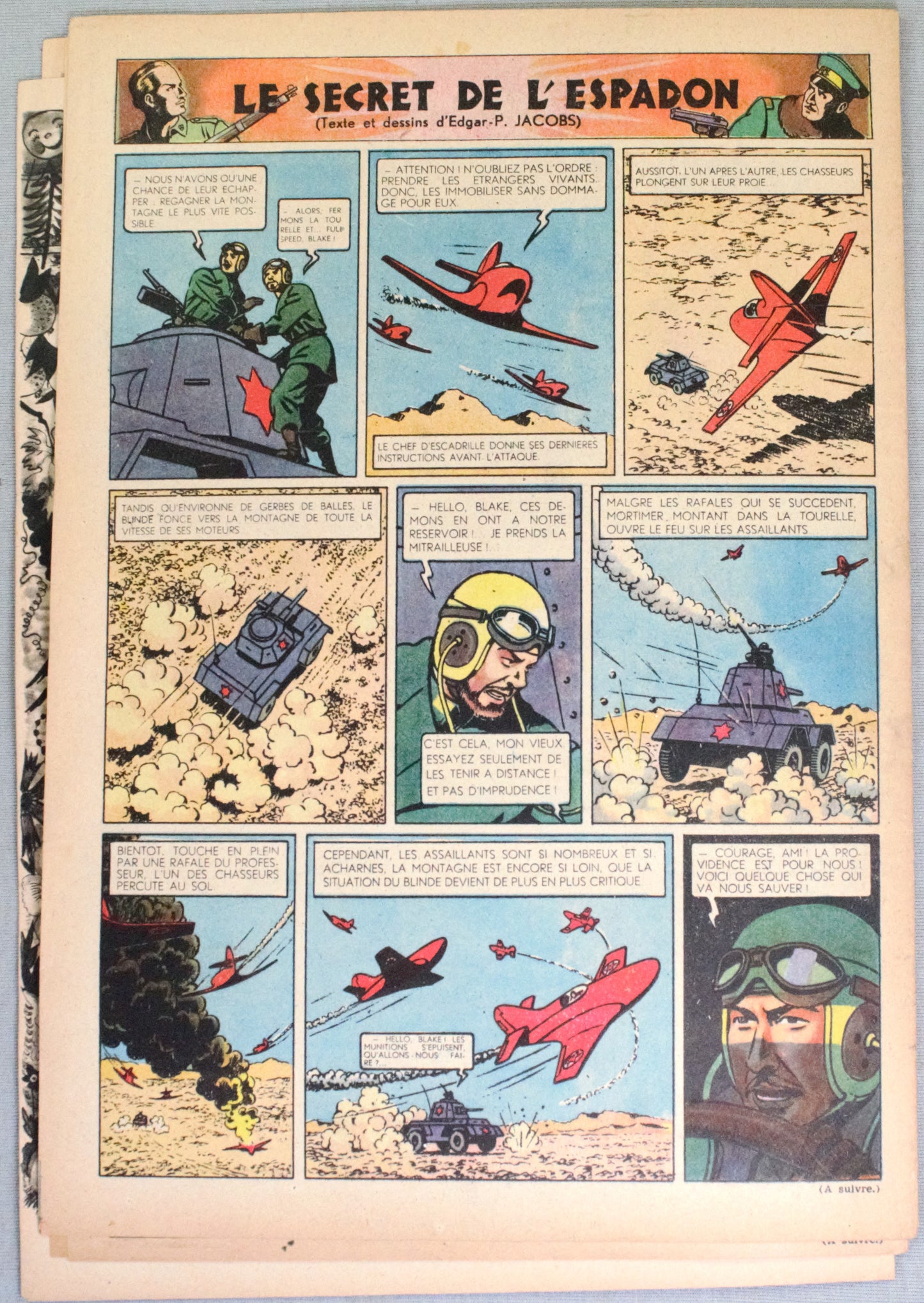 Journal Tintin Issue 19 1947 Herge Cover Edition Originale Vintage Comic EO Couverture