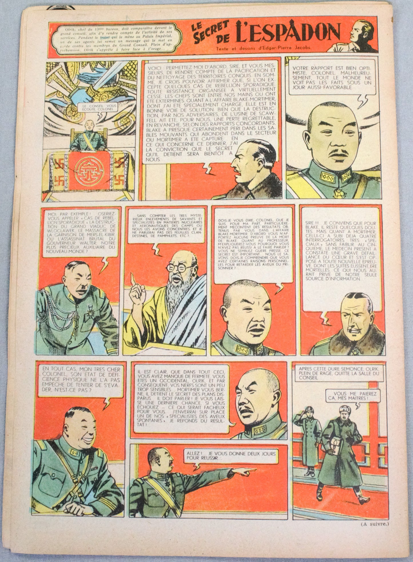 Journal Tintin Issue 4: 1948 Herge Cover Edition Vintage Comic EO Couverture
