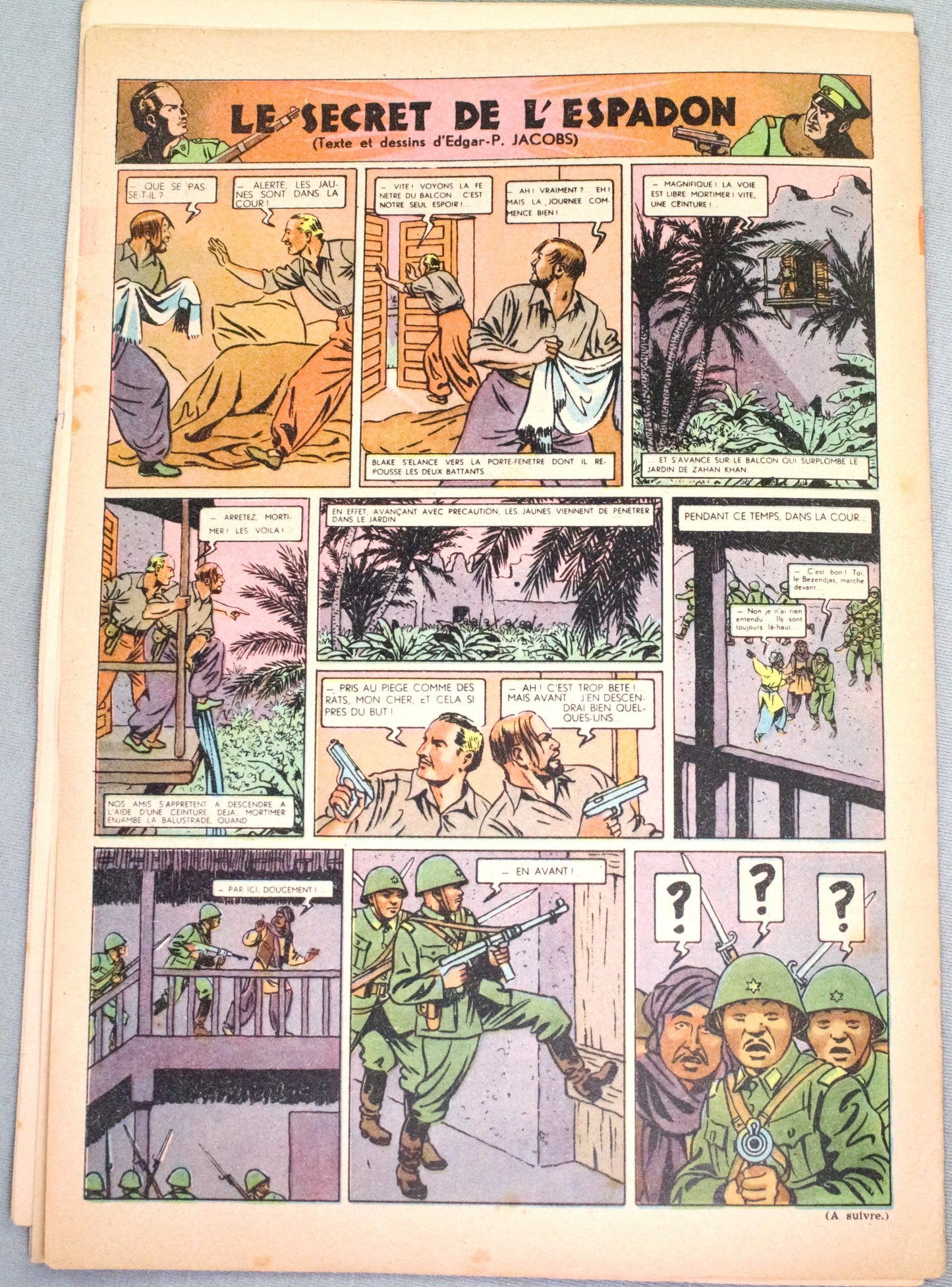 Journal Tintin Issue 35: 1947 Herge Cover Edition Originale Vintage Comic EO