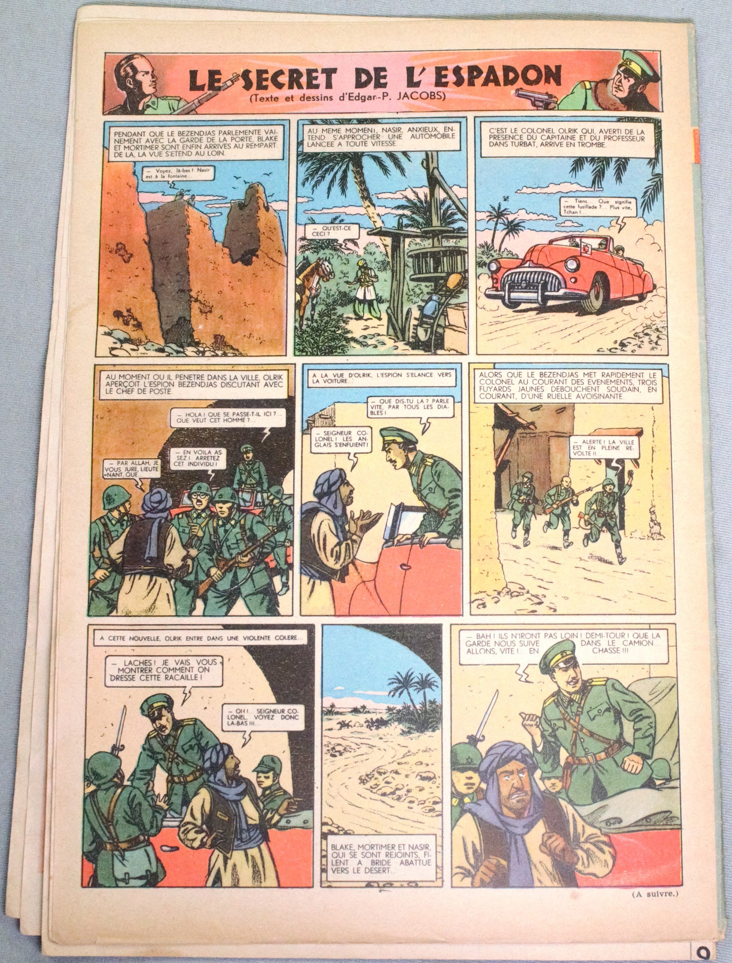 JOURNAL TINTIN Issue 39: 1947 Herge Special Cover Edition Vintage Comic EO Couverture