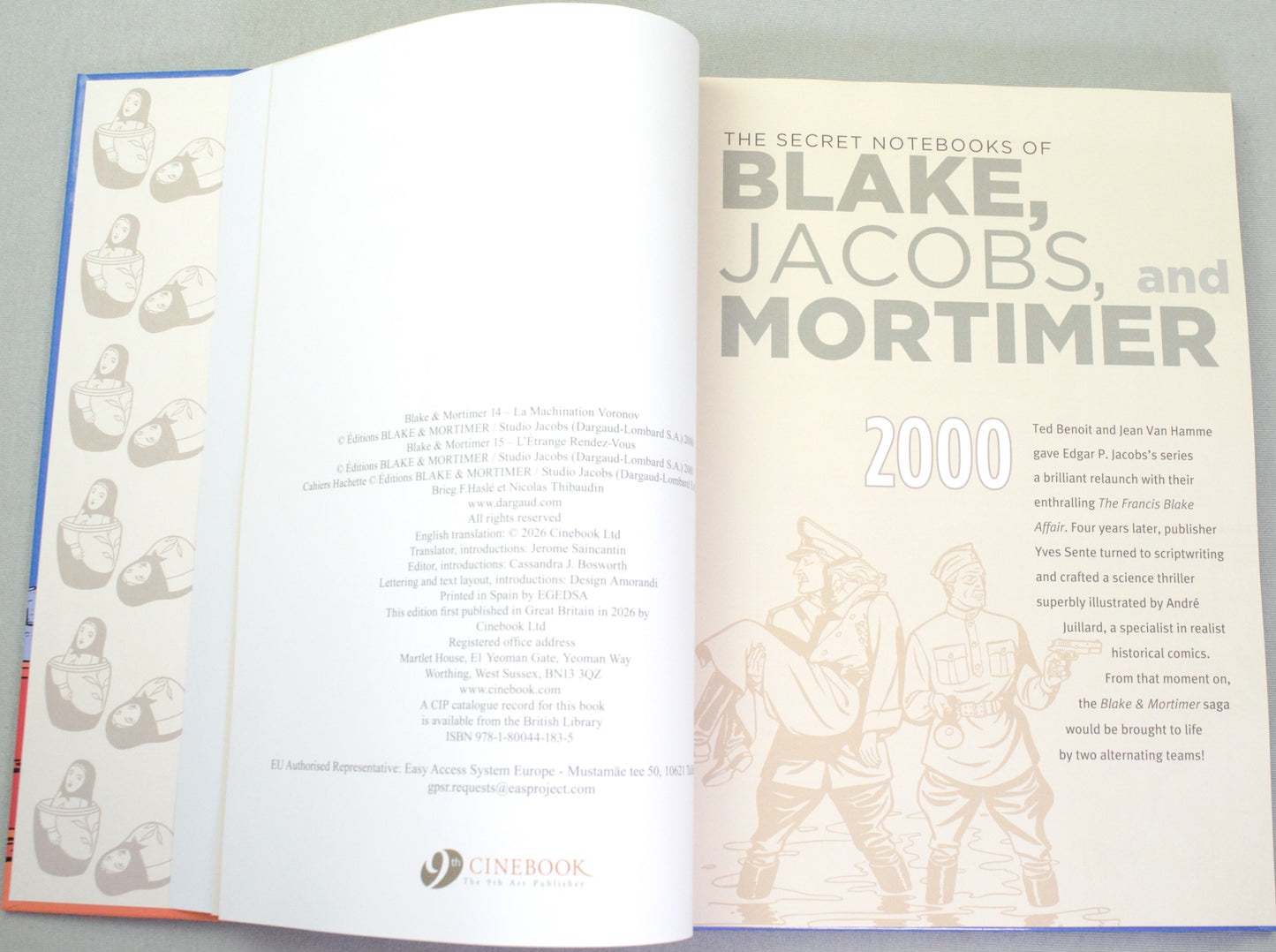 Blake & Mortimer The Complete Collection Volume 6: UK Hardback Cinebook Edition