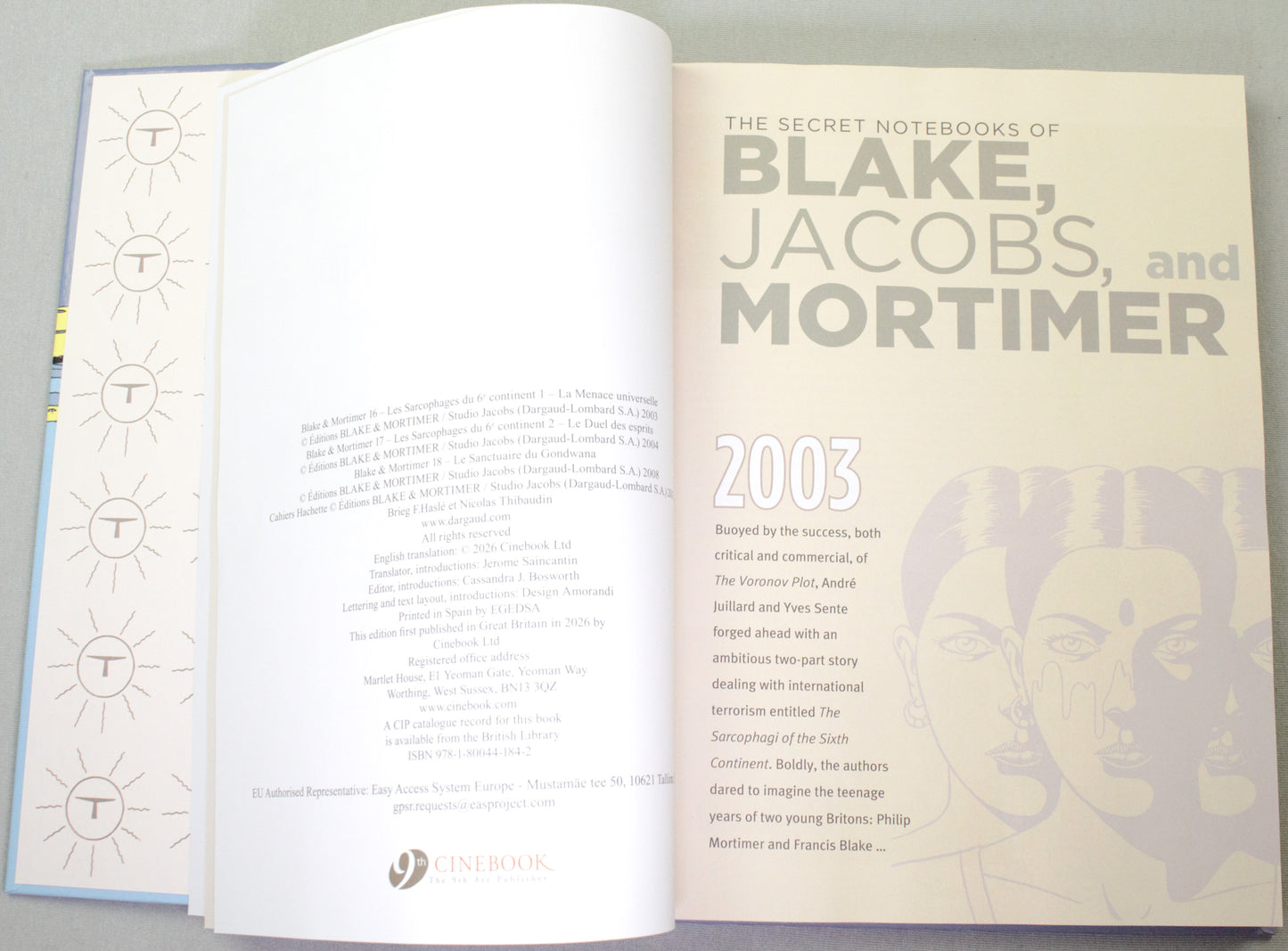 Blake & Mortimer The Complete Collection Volume 7: UK Hardback Cinebook Edition