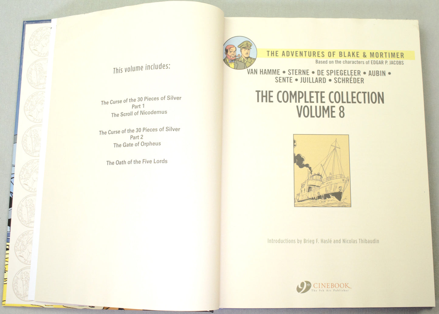 Blake & Mortimer The Complete Collection Volume 8: UK Hardback Cinebook Edition