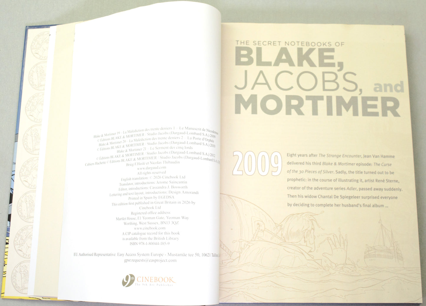 Blake & Mortimer The Complete Collection Volume 8: UK Hardback Cinebook Edition