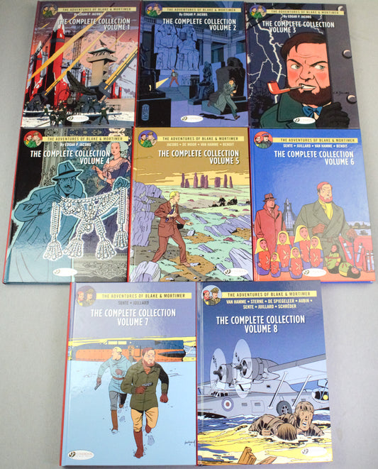 Blake & Mortimer The Complete Collection Volumes 1-8 UK Cinebook Hardback Editions FULL SET