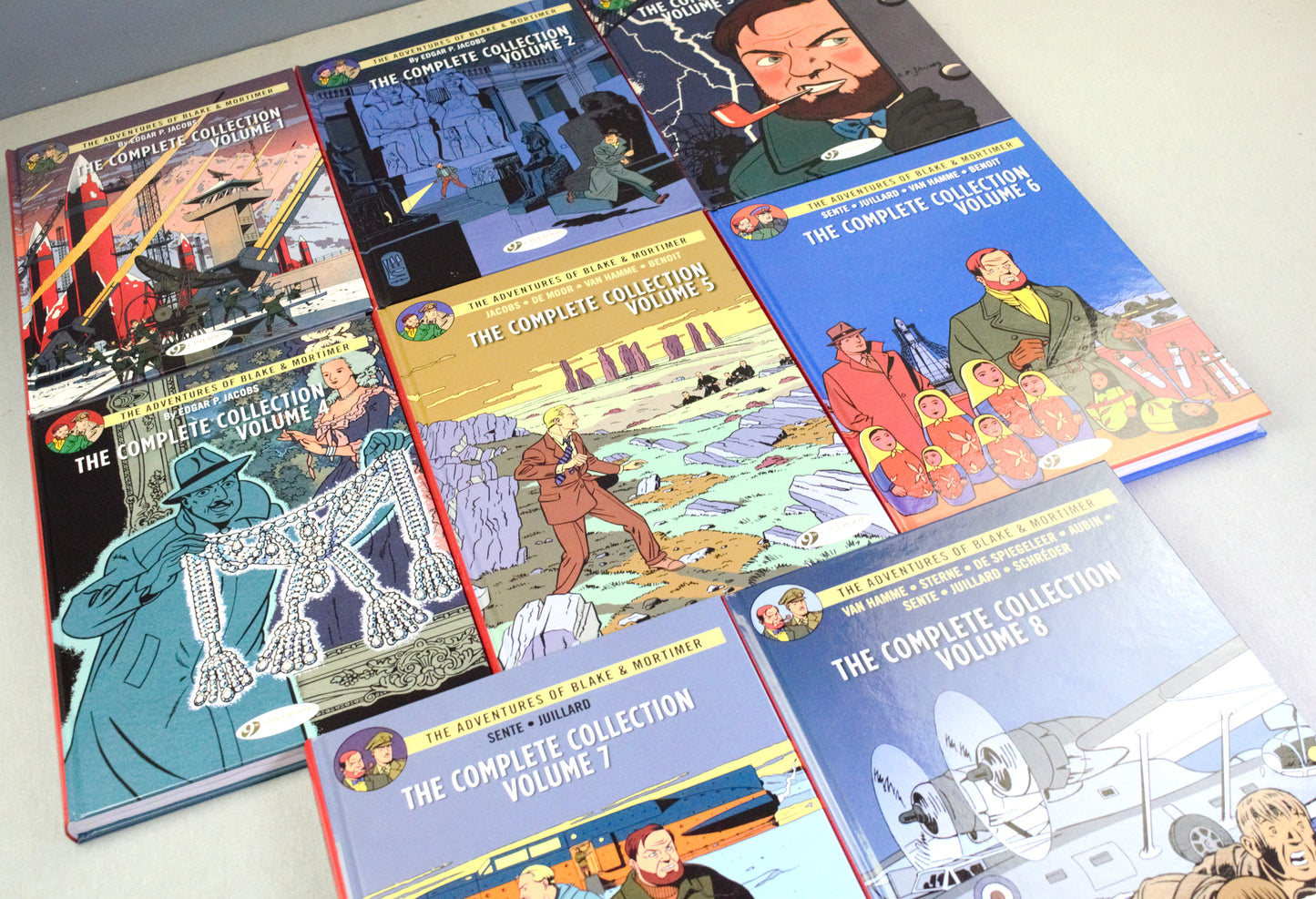 Blake & Mortimer The Complete Collection Volumes 1-8 UK Cinebook Hardback Editions FULL SET