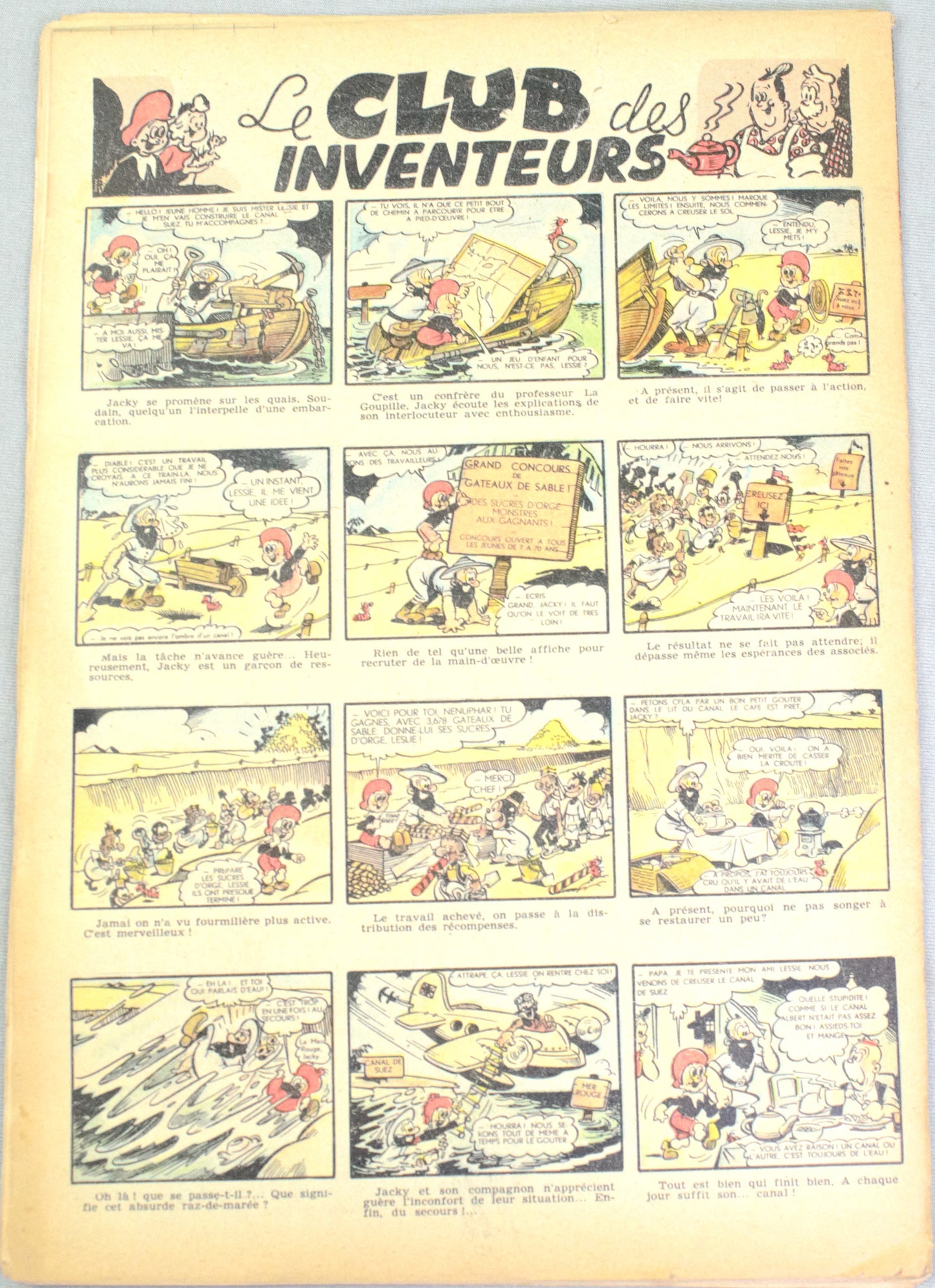 JOURNAL TINTIN Issue 52: 1947 Herge Christmas Cover Edition Vintage Comic EO Couverture