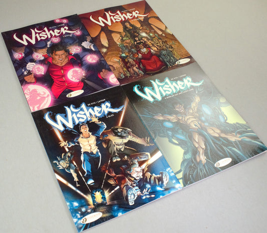 Wisher Volumes 1-4 UK Cinebook Paperback Comic Books by Latour & De Vita FULL SET