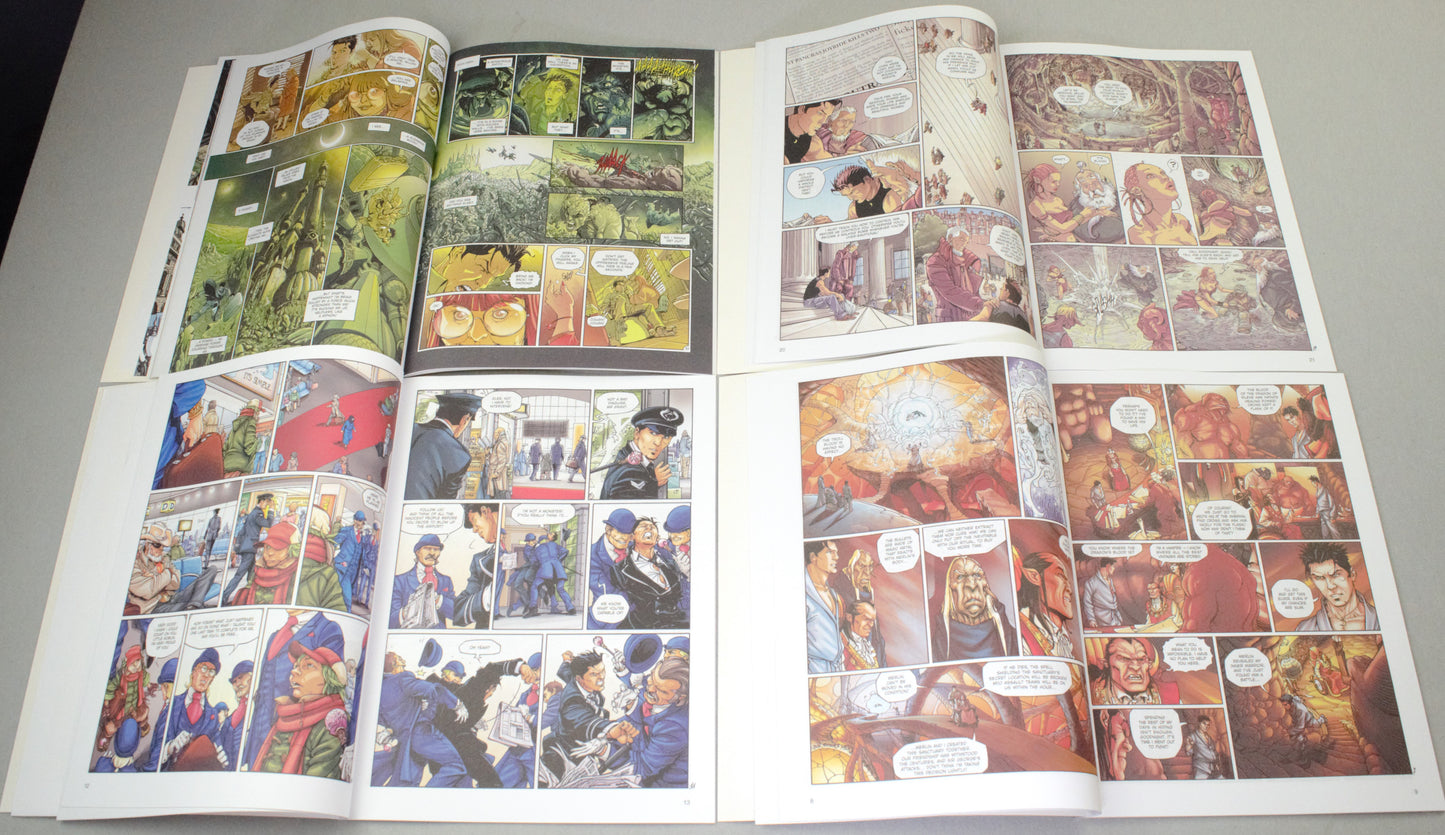 Wisher Volumes 1-4 UK Cinebook Paperback Comic Books by Latour & De Vita FULL SET