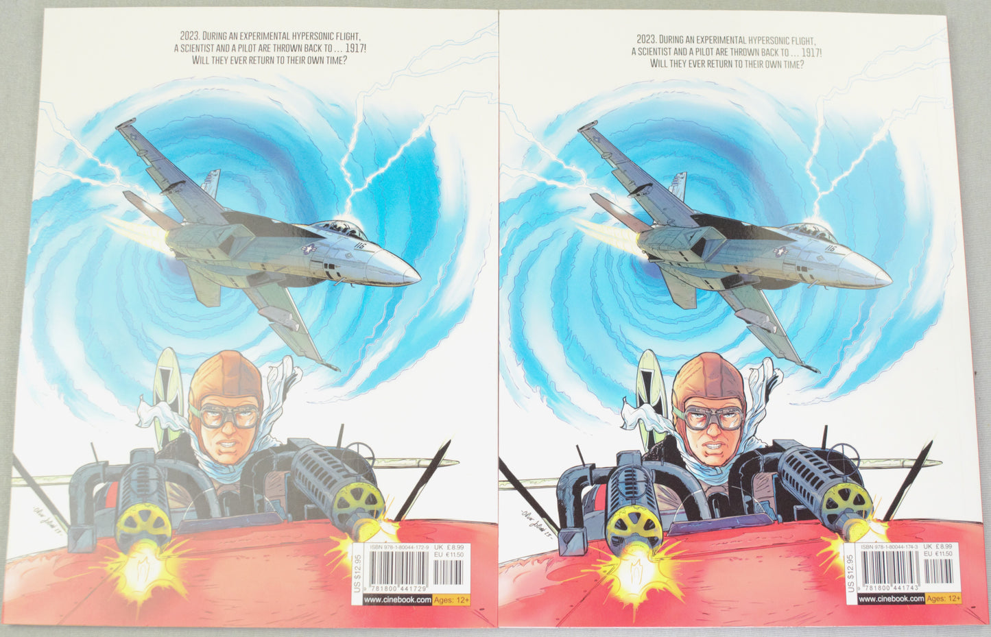 Wings of Time Volumes 1 & 2 UK Cinebook Paperback Comic Books by Zumbieh & Jolivet FULL SET