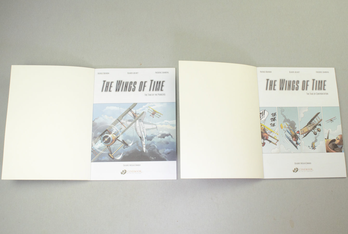 Wings of Time Volumes 1 & 2 UK Cinebook Paperback Comic Books by Zumbieh & Jolivet FULL SET