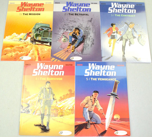 Wayne Shelton Volumes 1-5 Cinebook Paperback Comic Book by Denayer/Van Hamme FULL SET