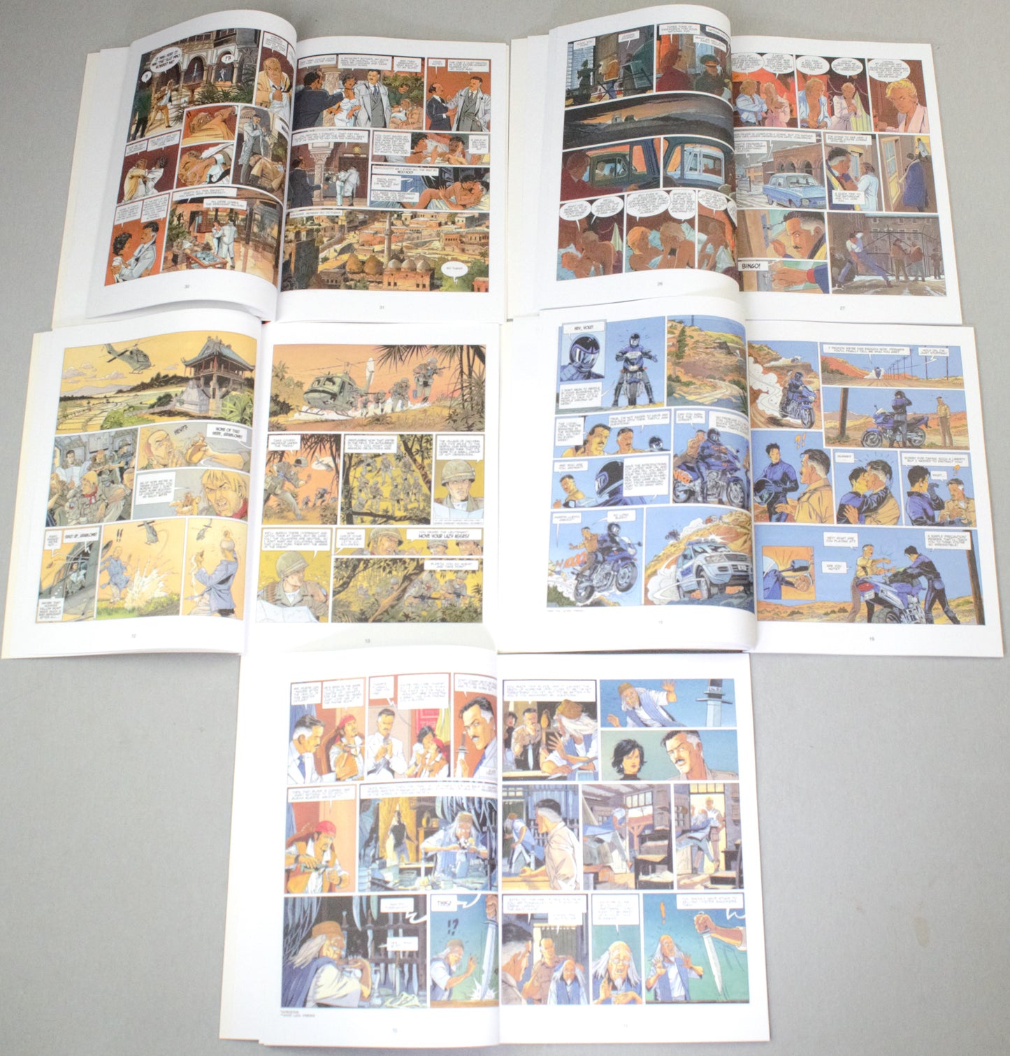Wayne Shelton Volumes 1-5 Cinebook Paperback Comic Book by Denayer/Van Hamme FULL SET