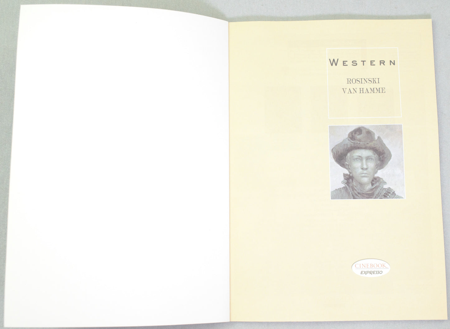 Western - UK Cinebook Espresso Collection Paperback Comic Book by Rosinski & Van Hamme