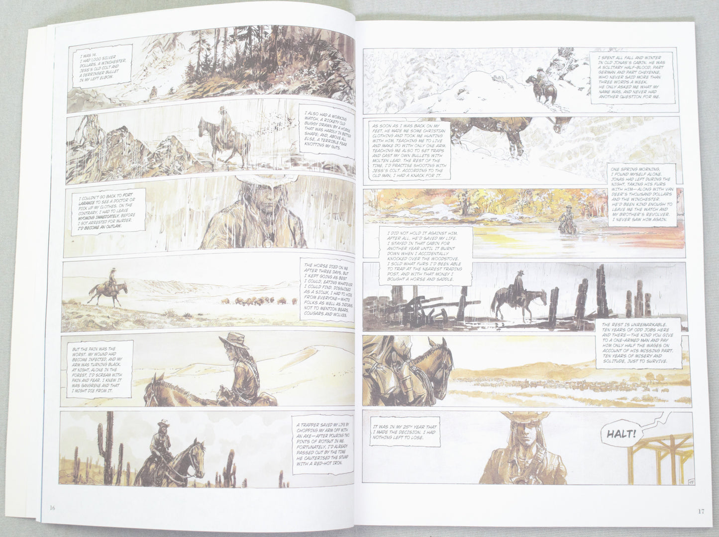 Western - UK Cinebook Espresso Collection Paperback Comic Book by Rosinski & Van Hamme