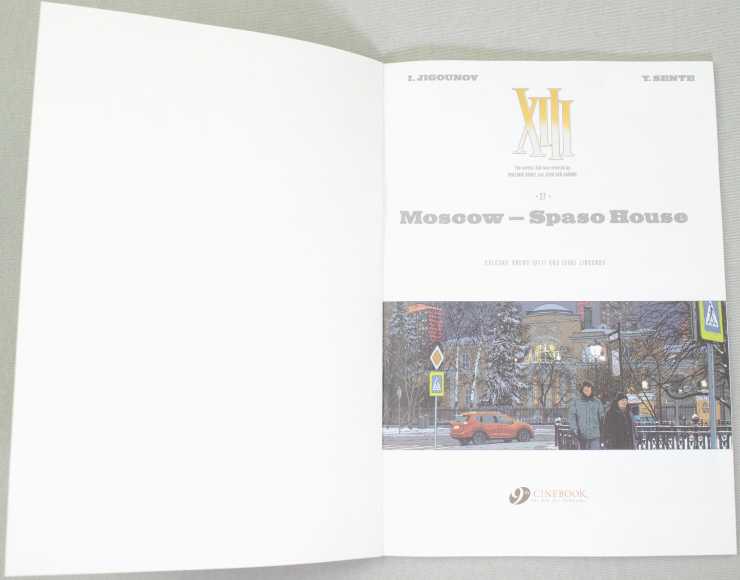 XIII: Volume 27 Moscow - Spasos House (Cinebook Paperback Editions) Sente & Jigounov