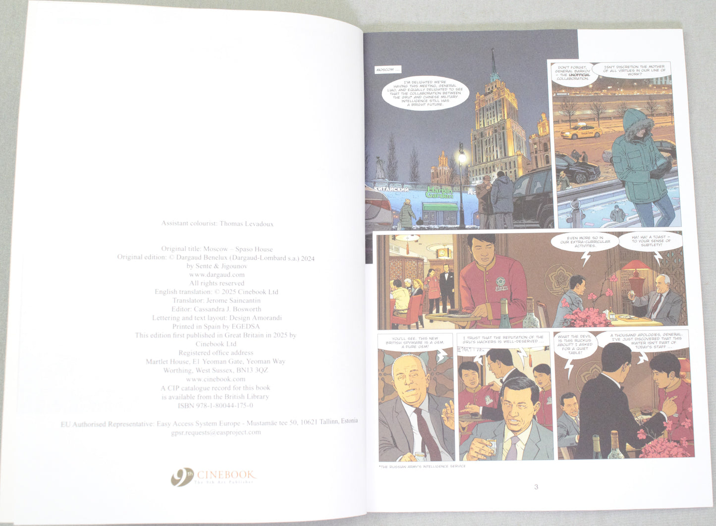 XIII: Volume 27 Moscow - Spasos House (Cinebook Paperback Editions) Sente & Jigounov