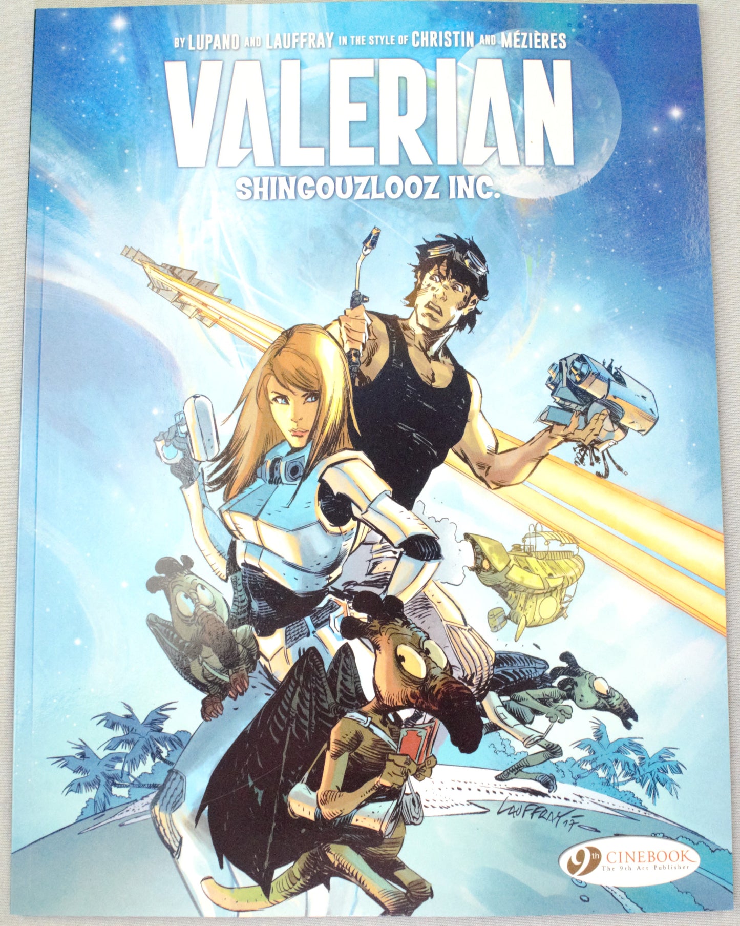 Valerian Volume 1 -"The City of Shifting Waters" Cinebook Paperback Comic Book by Mezieres Christin