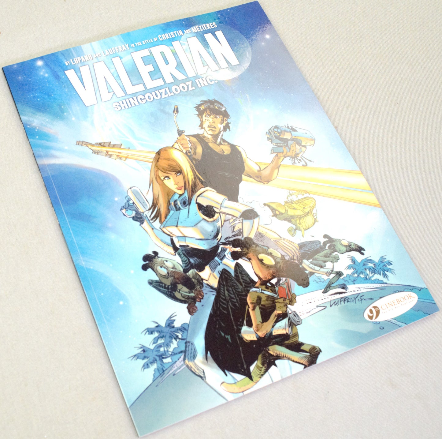 Valerian Volume 1 -"The City of Shifting Waters" Cinebook Paperback Comic Book by Mezieres Christin