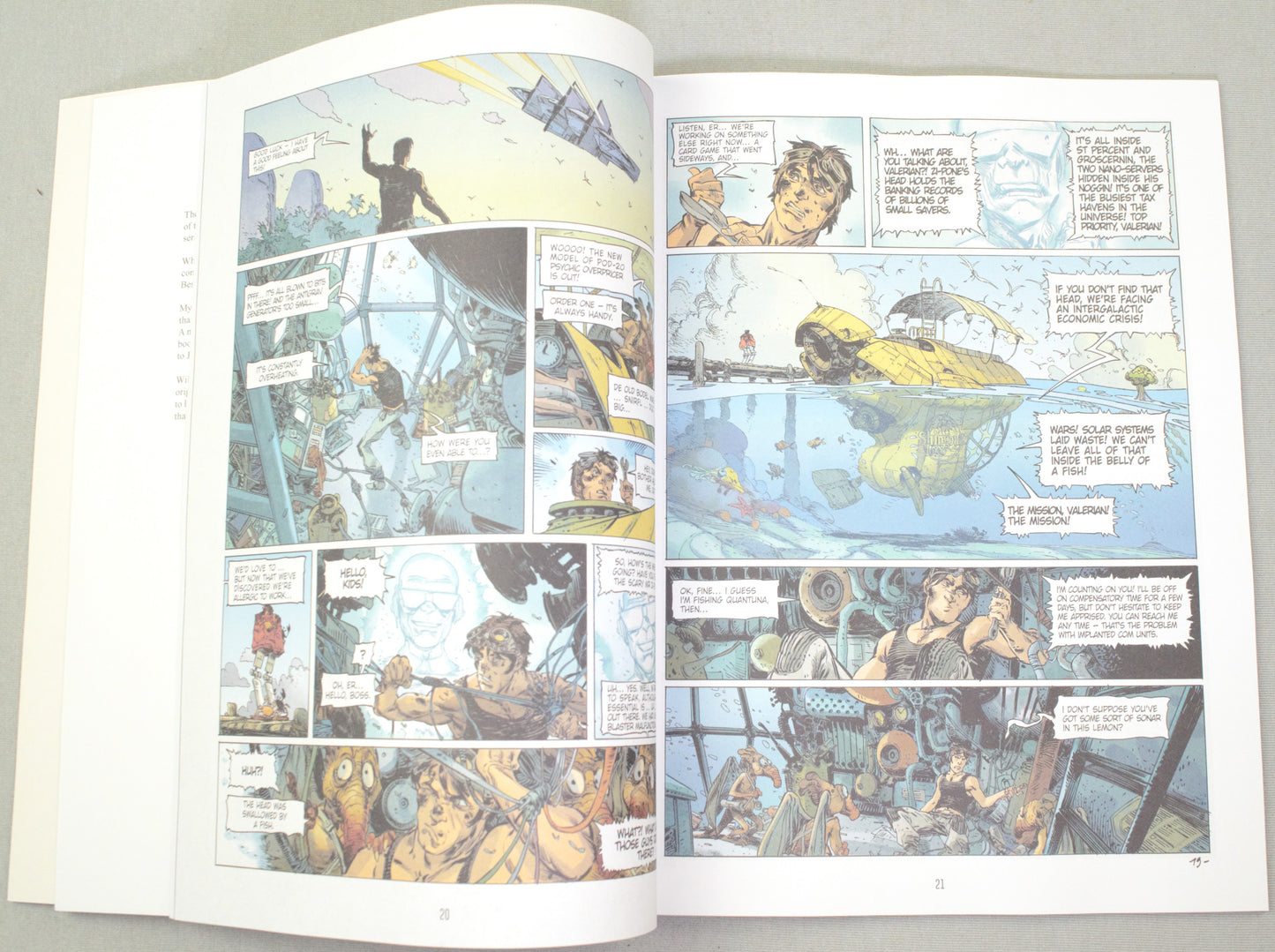 Valerian Volume 1 -"The City of Shifting Waters" Cinebook Paperback Comic Book by Mezieres Christin