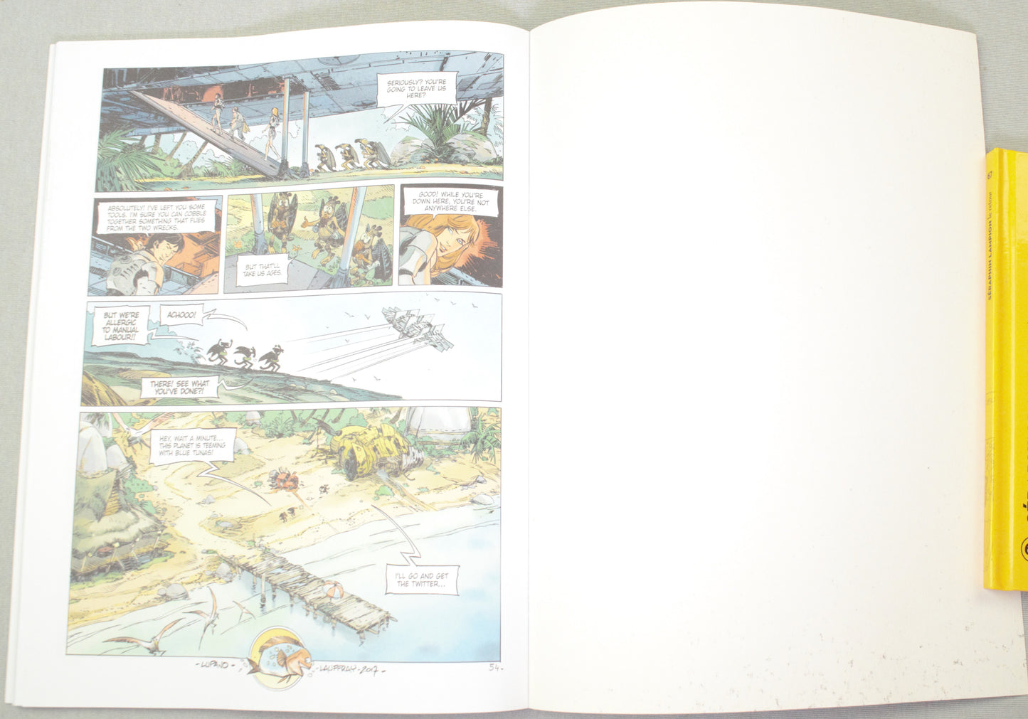 Valerian Volume 1 -"The City of Shifting Waters" Cinebook Paperback Comic Book by Mezieres Christin