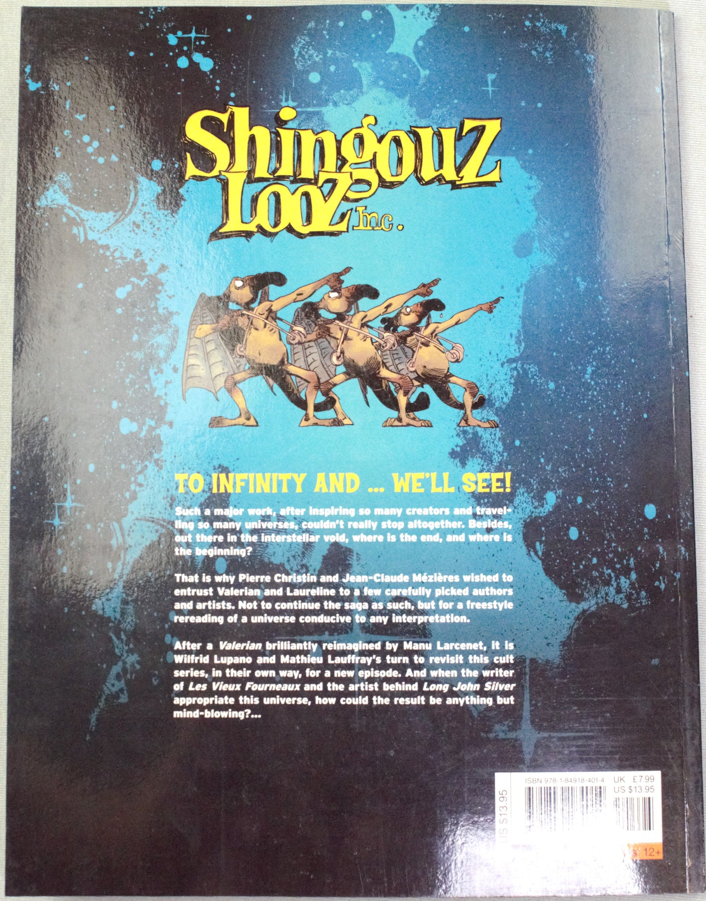 Valerian Volume 1 -"The City of Shifting Waters" Cinebook Paperback Comic Book by Mezieres Christin
