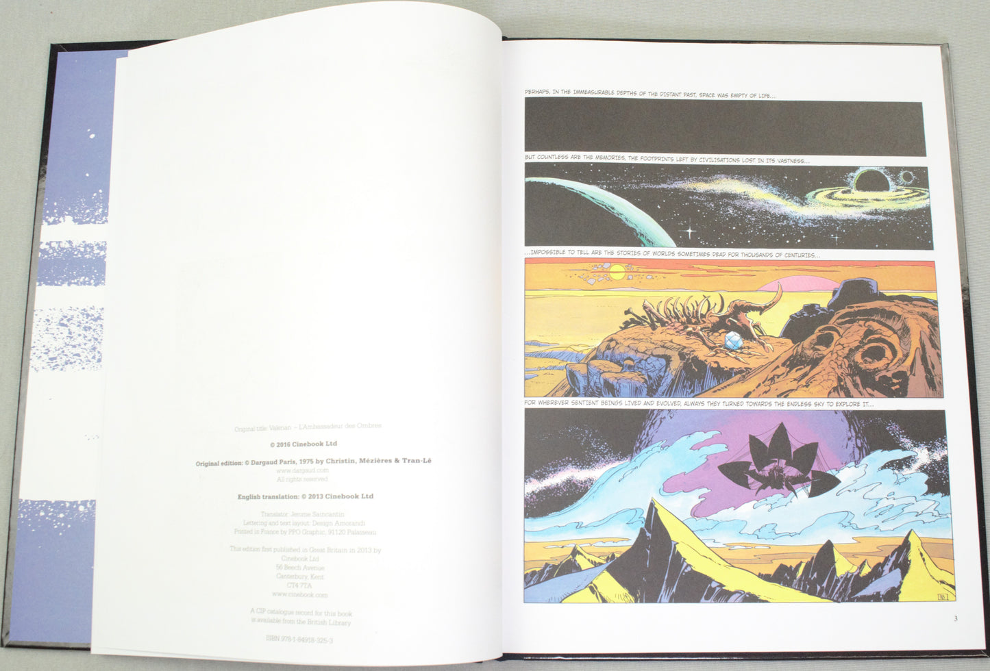 Valerian & Laureline Ambassador of the Shadows: 2016 UK Deluxe HB Cinebook Edition Book