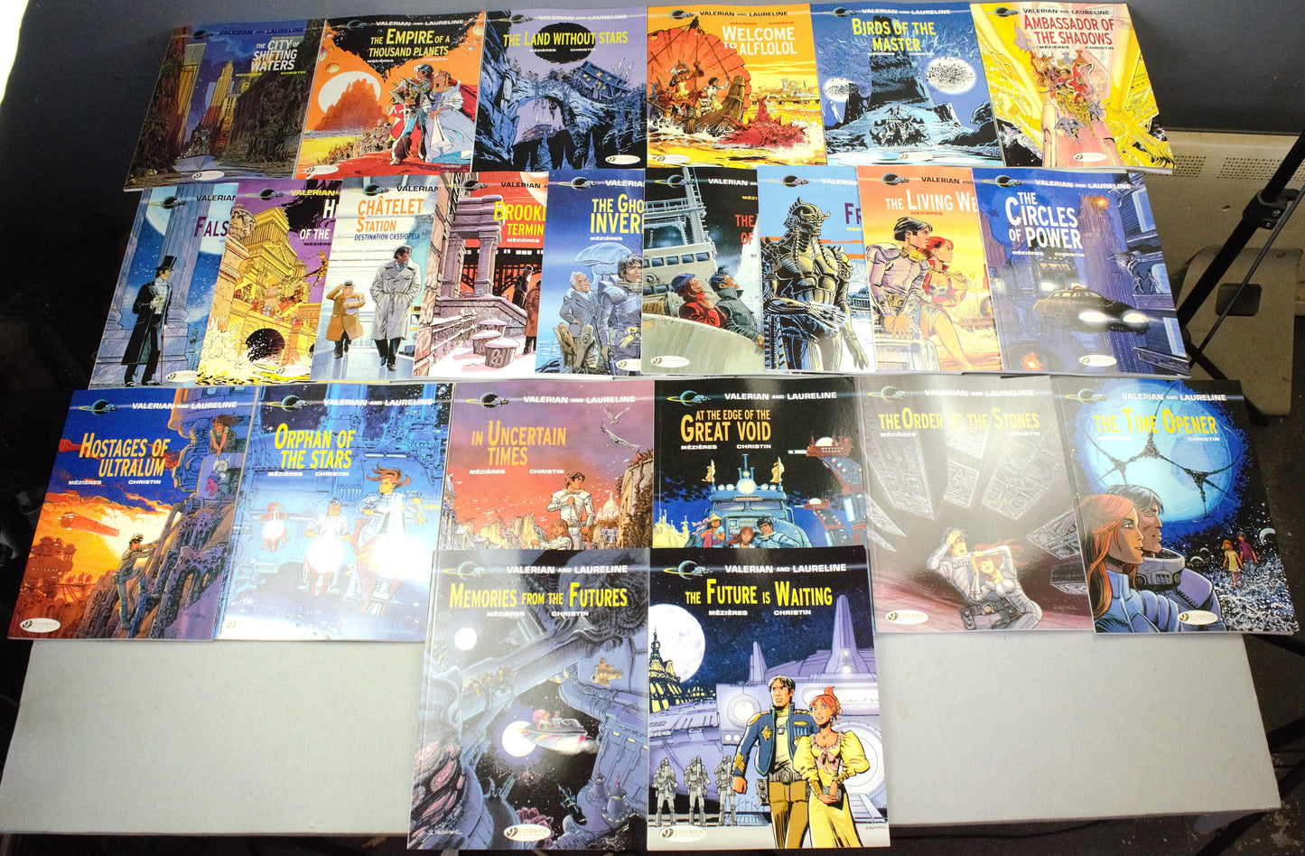 Valerian Volumes 1-23 Cinebook Paperback Comic Book by Mezieres & Christin FULL SET