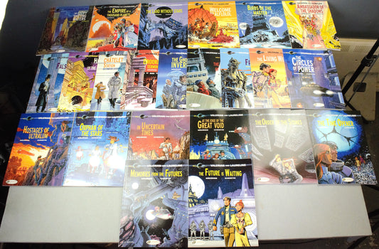 Valerian Volumes 1-23 Cinebook Paperback Comic Book by Mezieres & Christin FULL SET