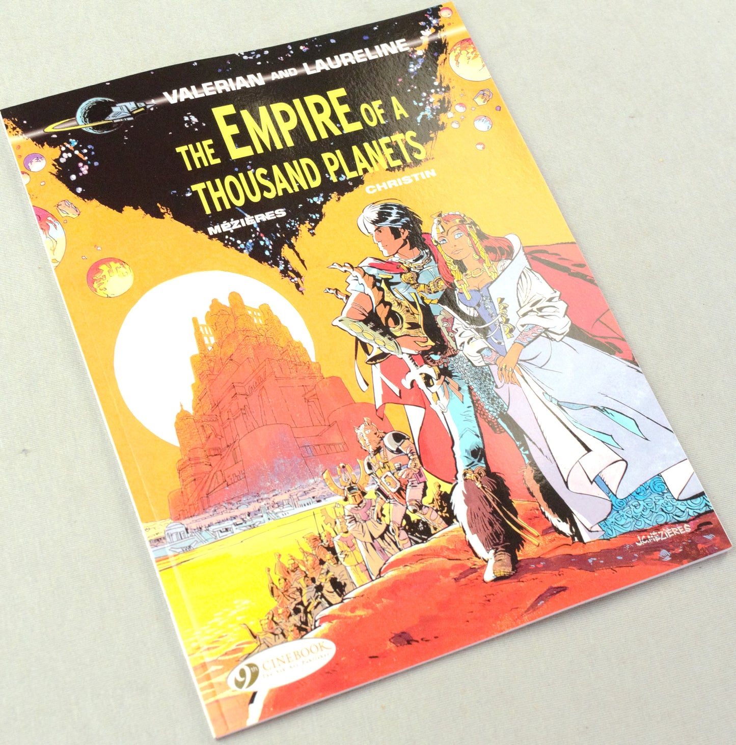 Valerian Volume 2 -"The Empire of a Thousand Planets" Cinebook Paperback Comic Book by Mezieres & Christin
