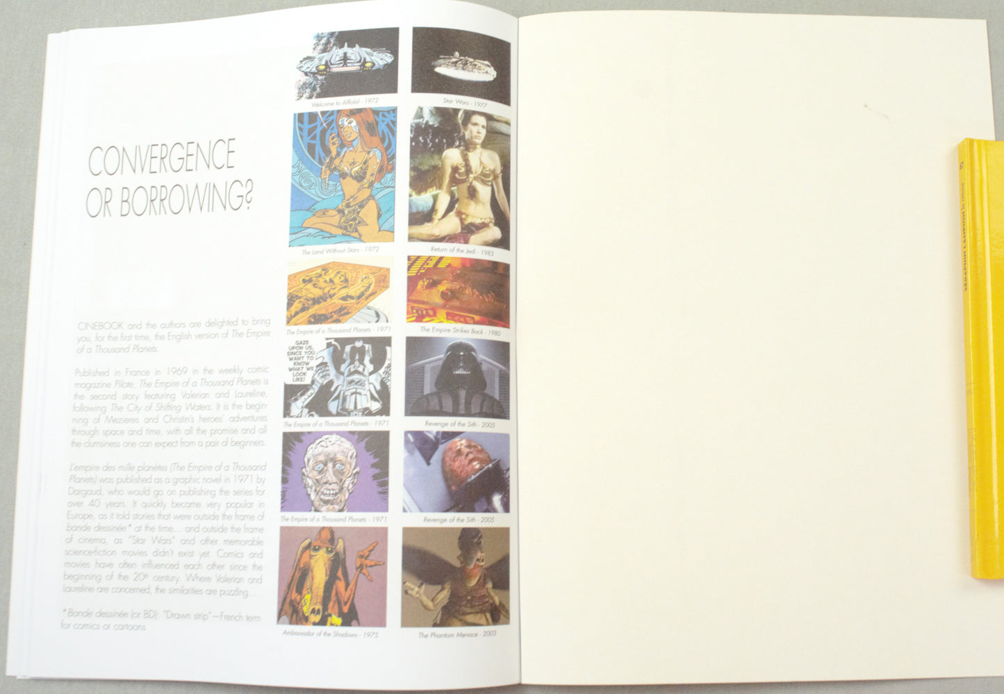 Valerian Volume 2 -"The Empire of a Thousand Planets" Cinebook Paperback Comic Book by Mezieres & Christin