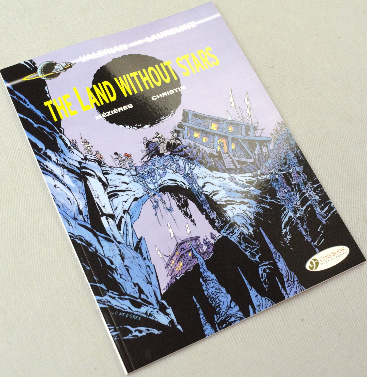 Valerian Volume 3 -"The Land Without Stars" Cinebook Paperback Comic Book by Mezieres & Christin