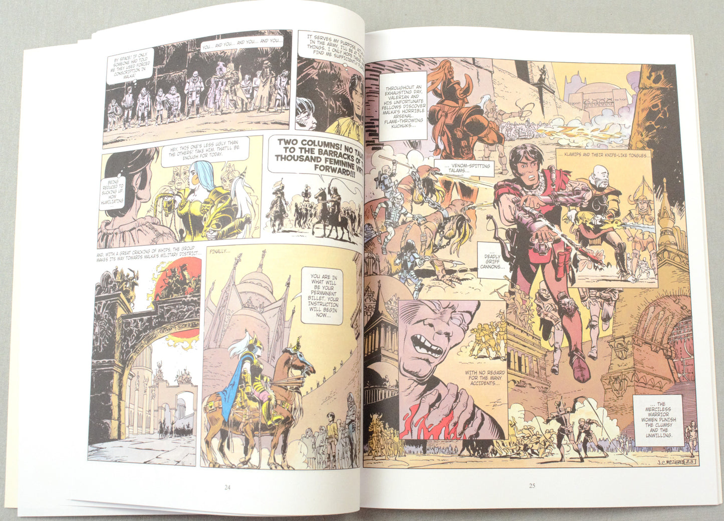 Valerian Volume 3 -"The Land Without Stars" Cinebook Paperback Comic Book by Mezieres & Christin