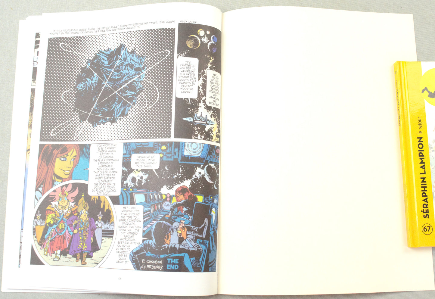 Valerian Volume 3 -"The Land Without Stars" Cinebook Paperback Comic Book by Mezieres & Christin