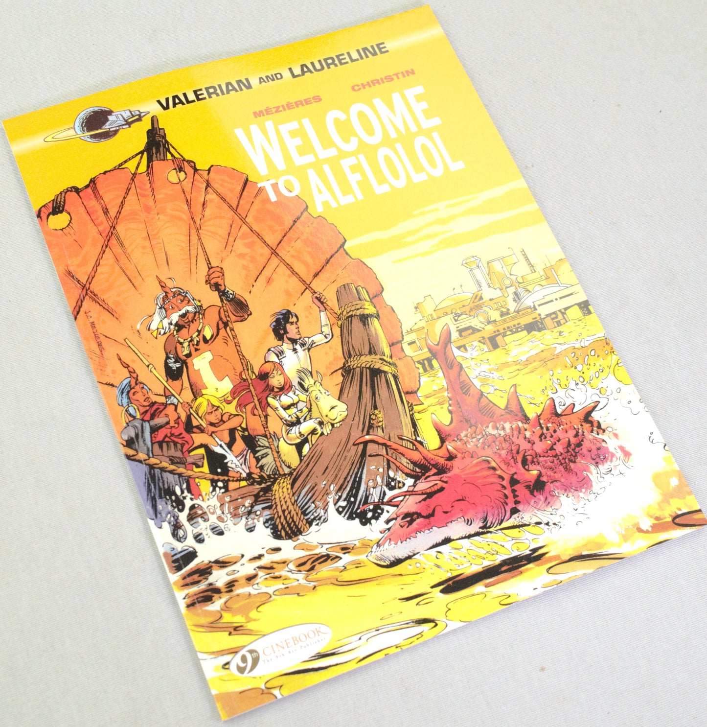 Valerian Volume 4 - "Welcome to Alflolol" Cinebook Paperback Comic Book by Mezieres & Christin