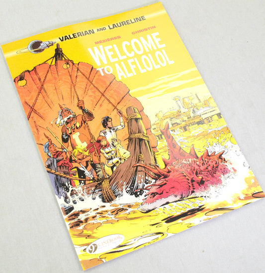 Valerian Volume 4 - "Welcome to Alflolol" Cinebook Paperback Comic Book by Mezieres & Christin
