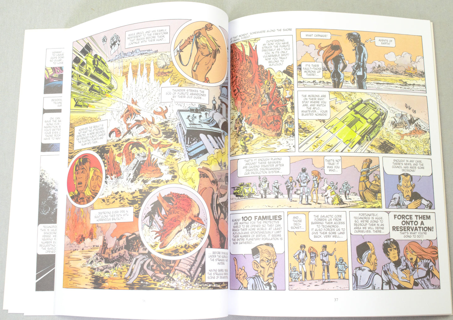 Valerian Volume 4 - "Welcome to Alflolol" Cinebook Paperback Comic Book by Mezieres & Christin